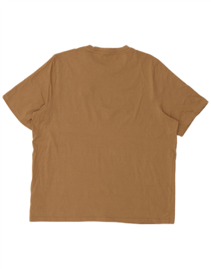 Ανδρικό T-Shirt Puma Top 2XL Μπεζ βαμβακερό