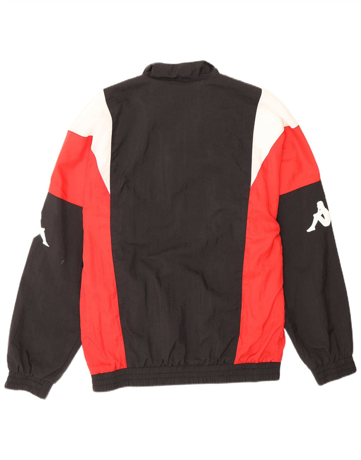 Ανδρική φόρμα γραφική Kappa Top Jacket Small Black Colourblock Polyamide