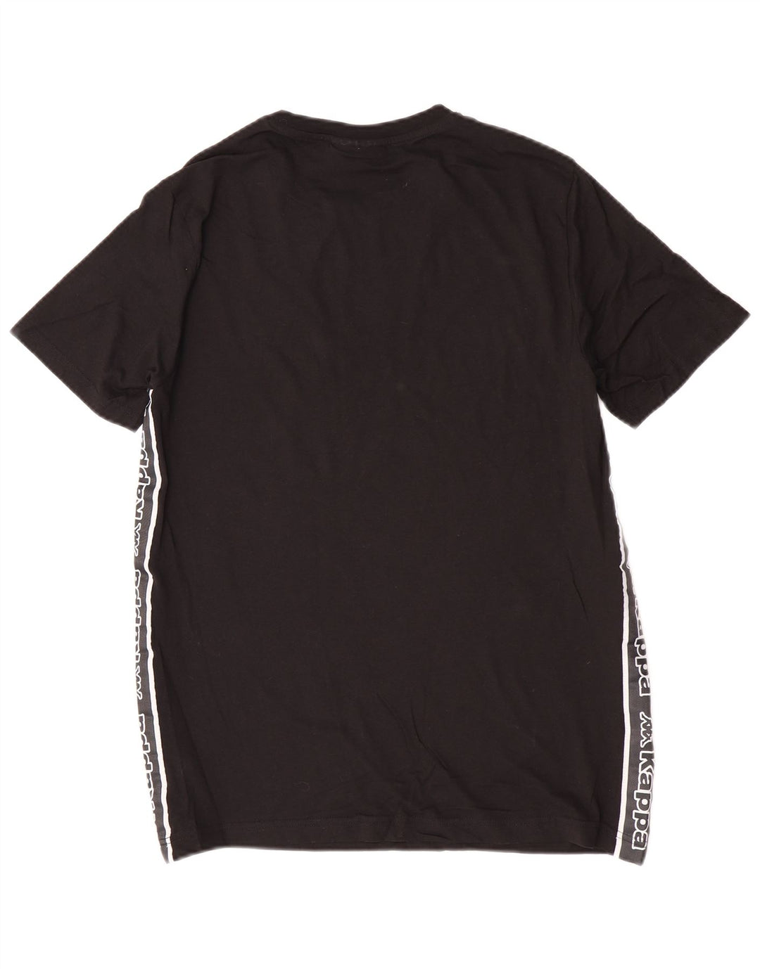 Ανδρικό γραφικό μπλουζάκι Kappa Top Medium Black Colourblock Βαμβακερό