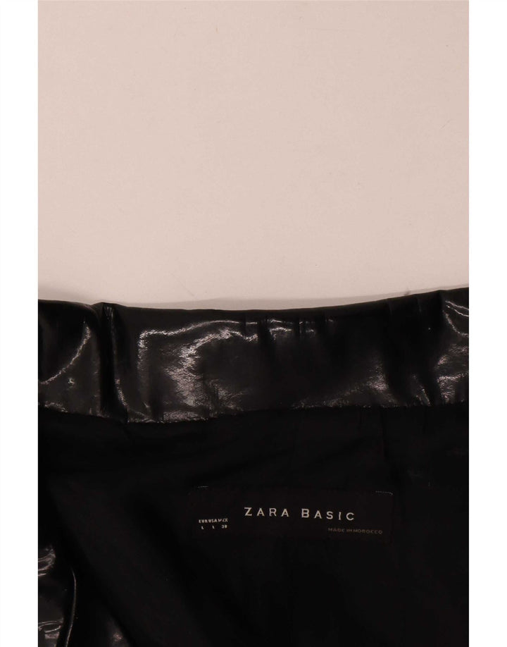 Zara Γυναικείο Μπουφάν blazer UK 16 Large Black