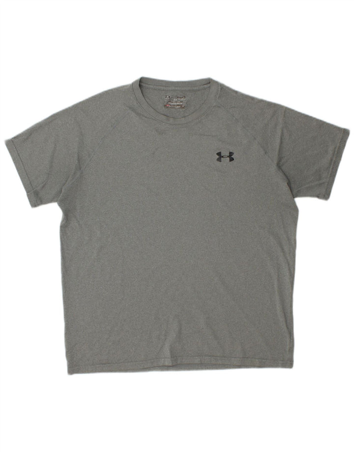 Ανδρικό μπλουζάκι UNDER Armor Heat Gear Top Medium Grey