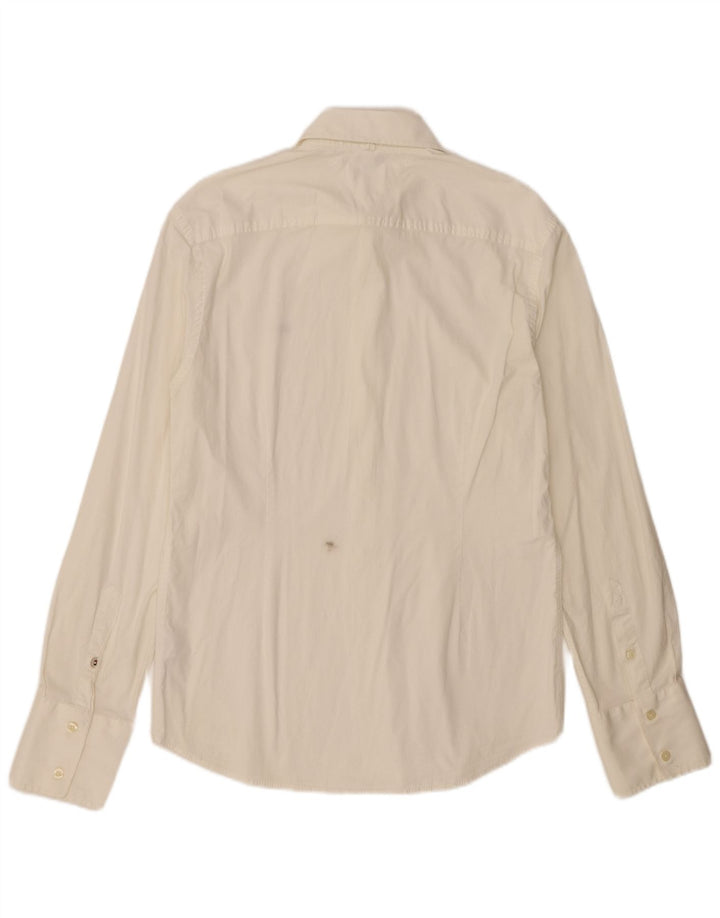 Ανδρικό πουκάμισο Tommy Hilfiger Slim Fit μεγάλο λευκό βαμβακερό