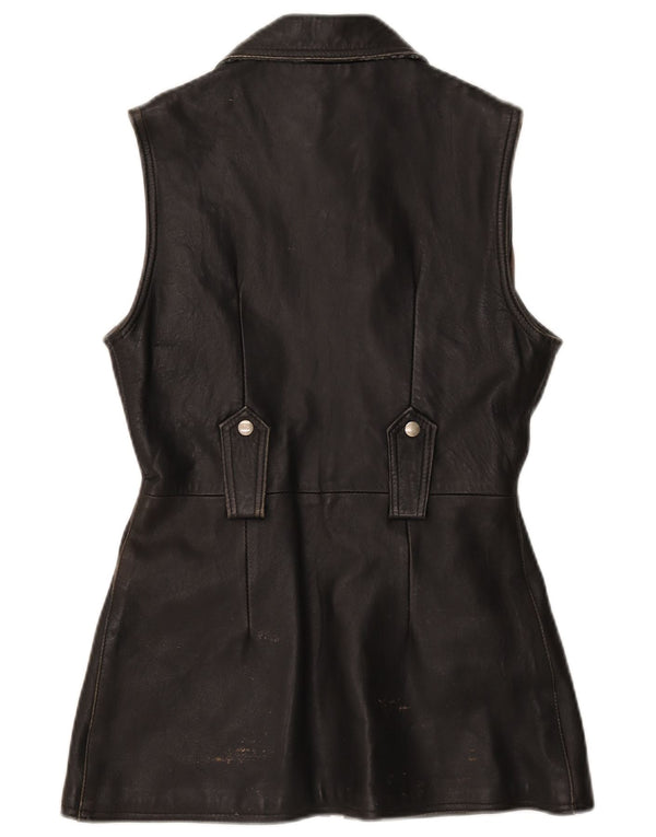 Gossip Γυναικείο Δερμάτινο Gilet UK 12 Medium Black