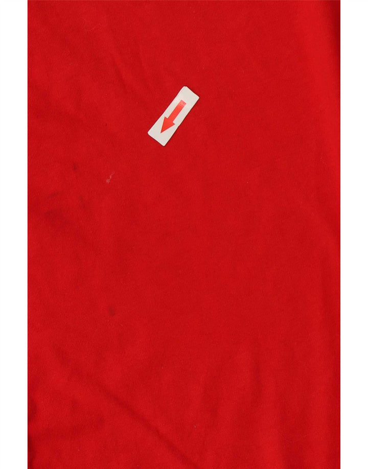 Ανδρικό γραφικό T-Shirt Champion Top μεγάλο κόκκινο βαμβακερό