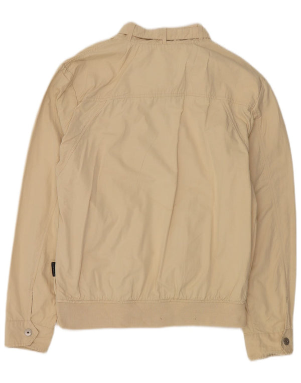 Sergio Tacchini Ανδρικό Bomber Jacket UK 40 Large Beige Cotton