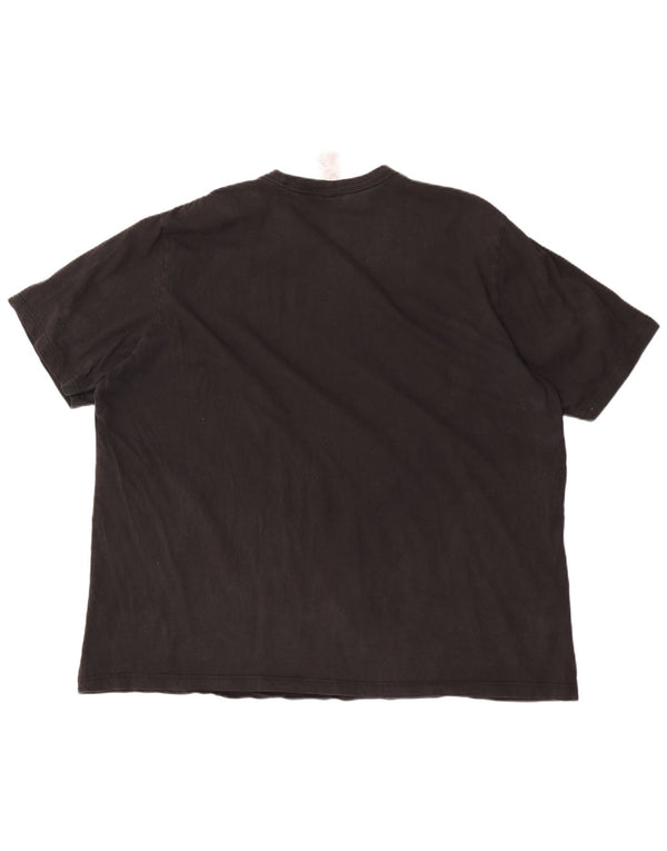 Ανδρικό T-Shirt Adidas Top 3XL Μαύρο βαμβακερό