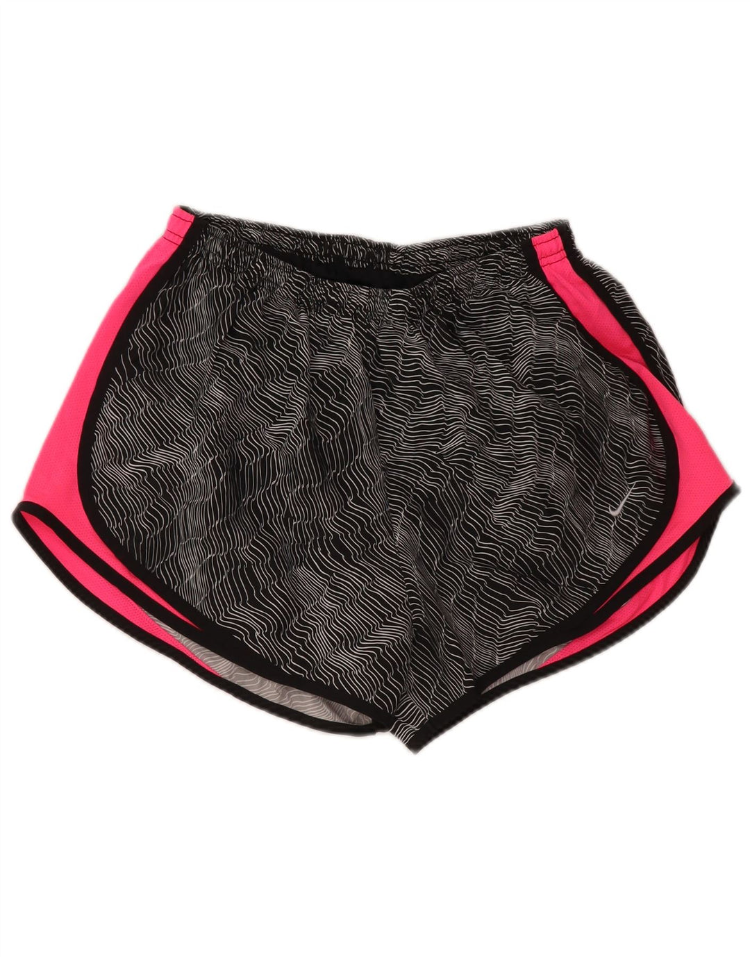 Γυναικείο αθλητικό σορτς NIKE Dri Fit UK 16 μεγάλο μαύρο χρώμα πολυεστέρα