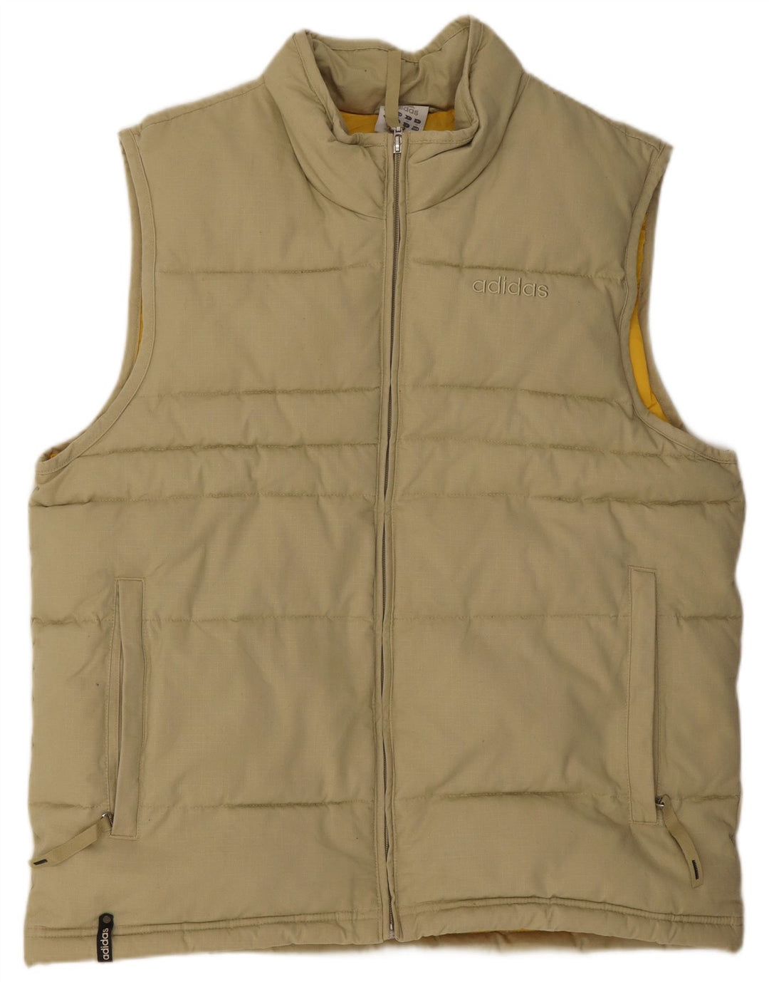 Adidas Ανδρικό padded Gilet UK 38 Βαμβακερό μεσαίο μπεζ