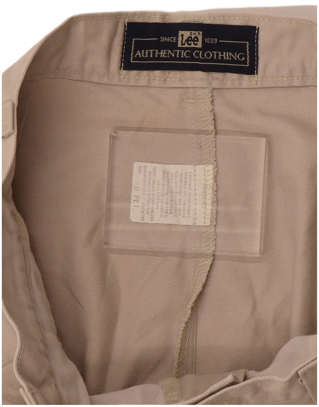Lee Γυναικείο κωνικό παντελόνι Chino US 8 Medium W28 L28 Beige βαμβακερό