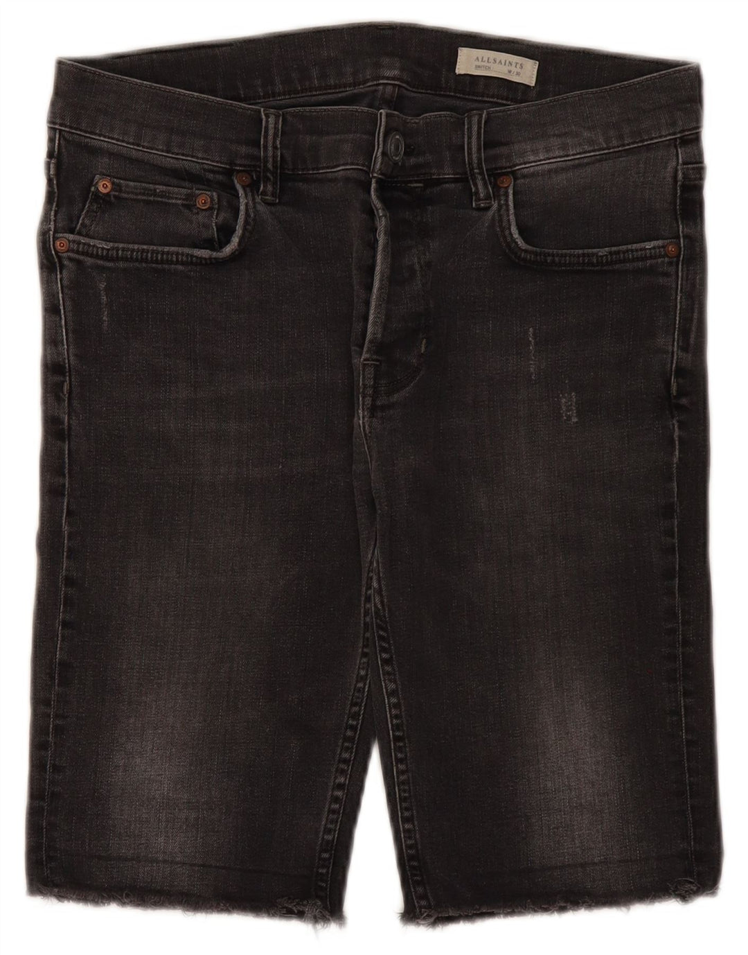 Ανδρικό τζιν σορτς All Saints W30 Medium Grey