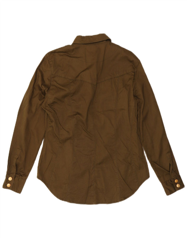 Γυναικείο πουκάμισο Laurel Oversized EU 38 XS Χακί βαμβακερό