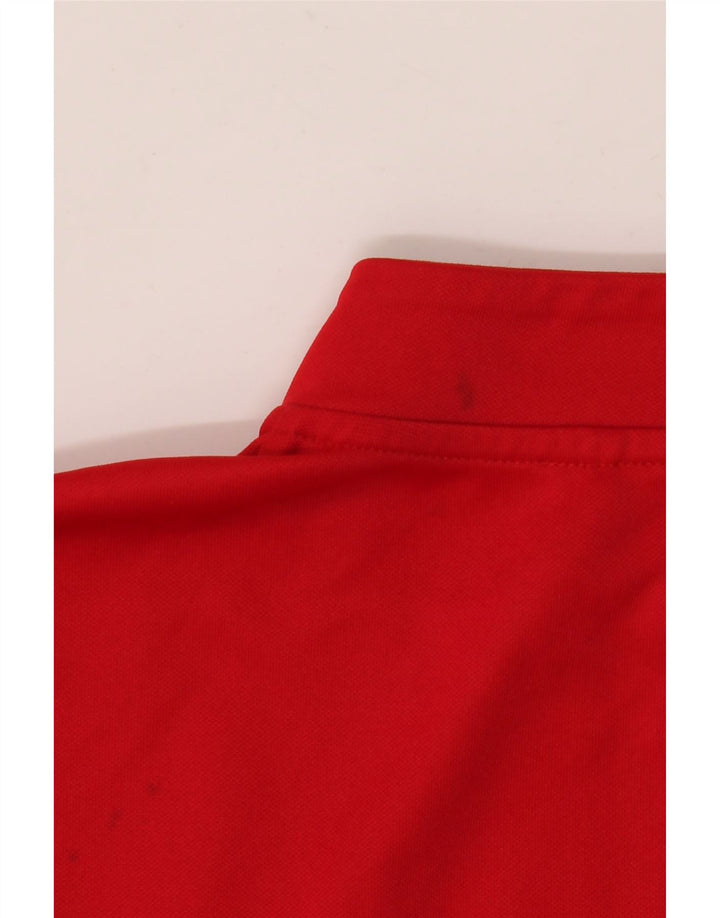 Ανδρική φόρμα Adidas Aeroready Graphic Top Jacket Μεσαίο κόκκινο πολυεστέρα