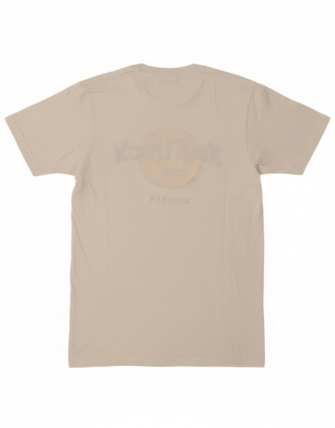 Hard Rock Cafe Ανδρικό γραφικό T-Shirt Μαδρίτη Τοπ Μικρό λευκό βαμβακερό