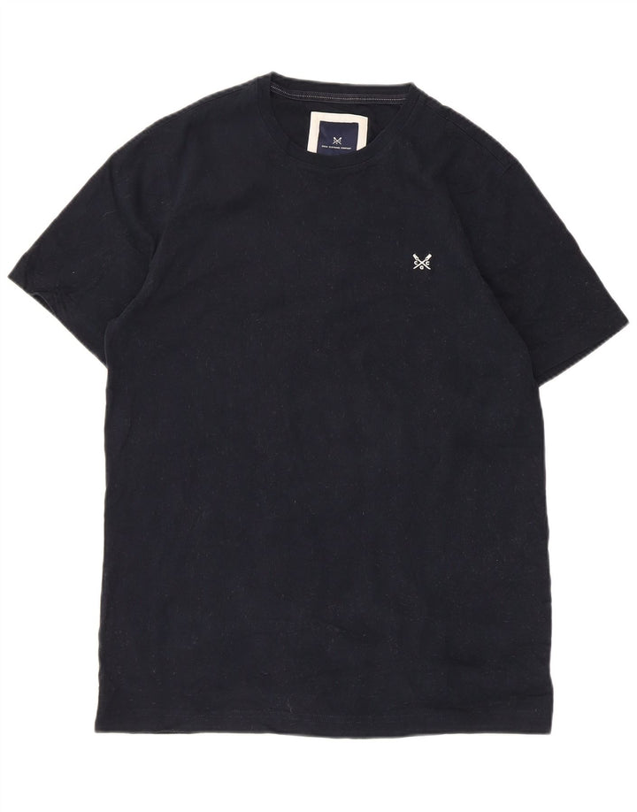 Ανδρικό T-Shirt Crew Clothing Top από μεσαίο μπλε ναυτικό βαμβακερό