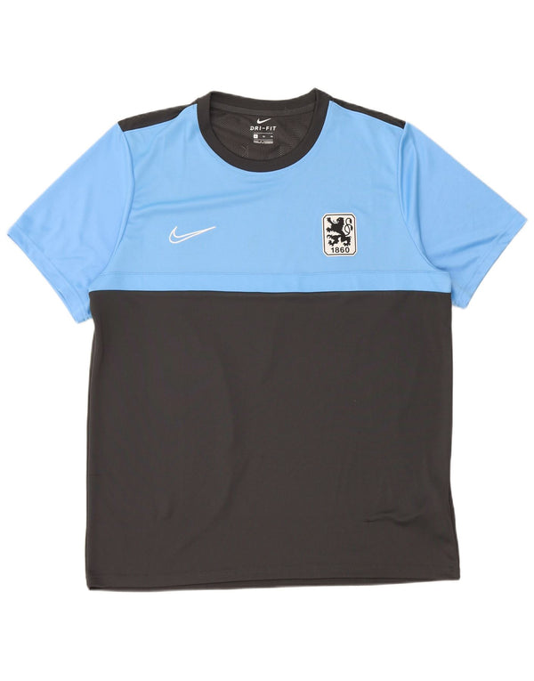 Ανδρικό γραφικό μπλουζάκι Nike München Top XL Grey Colourblock Πολυεστέρας