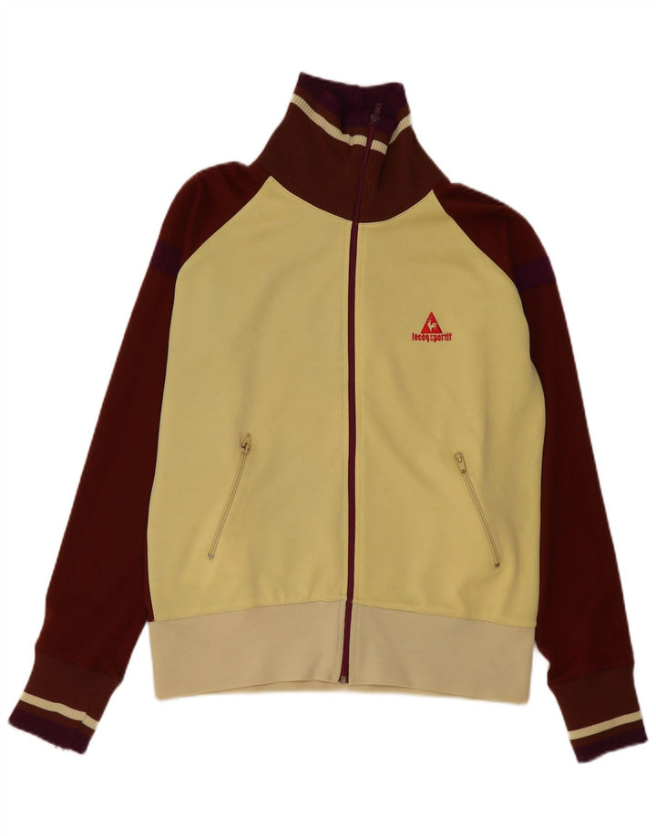 Ανδρική αθλητική φόρμα Le Coq Sportif Μπουφάν με μεγάλο κίτρινο χρώμα πολυεστέρα