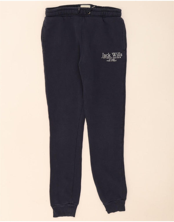 Jack Wills Girls Graphic αθλητική παντελόνι Joggers 12-13 ετών Navy Blue
