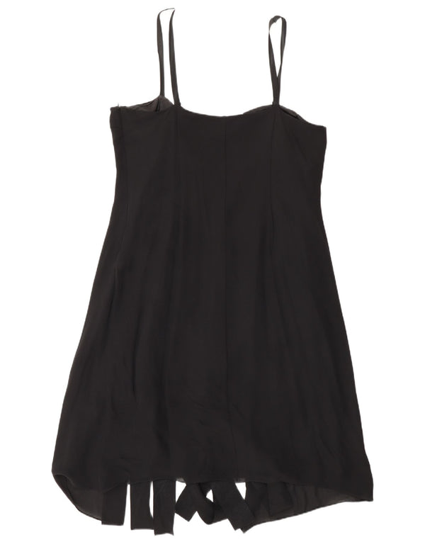 Fenn Wright Manson Γυναικείο φόρεμα A-Line UK 16 Large Black Silk