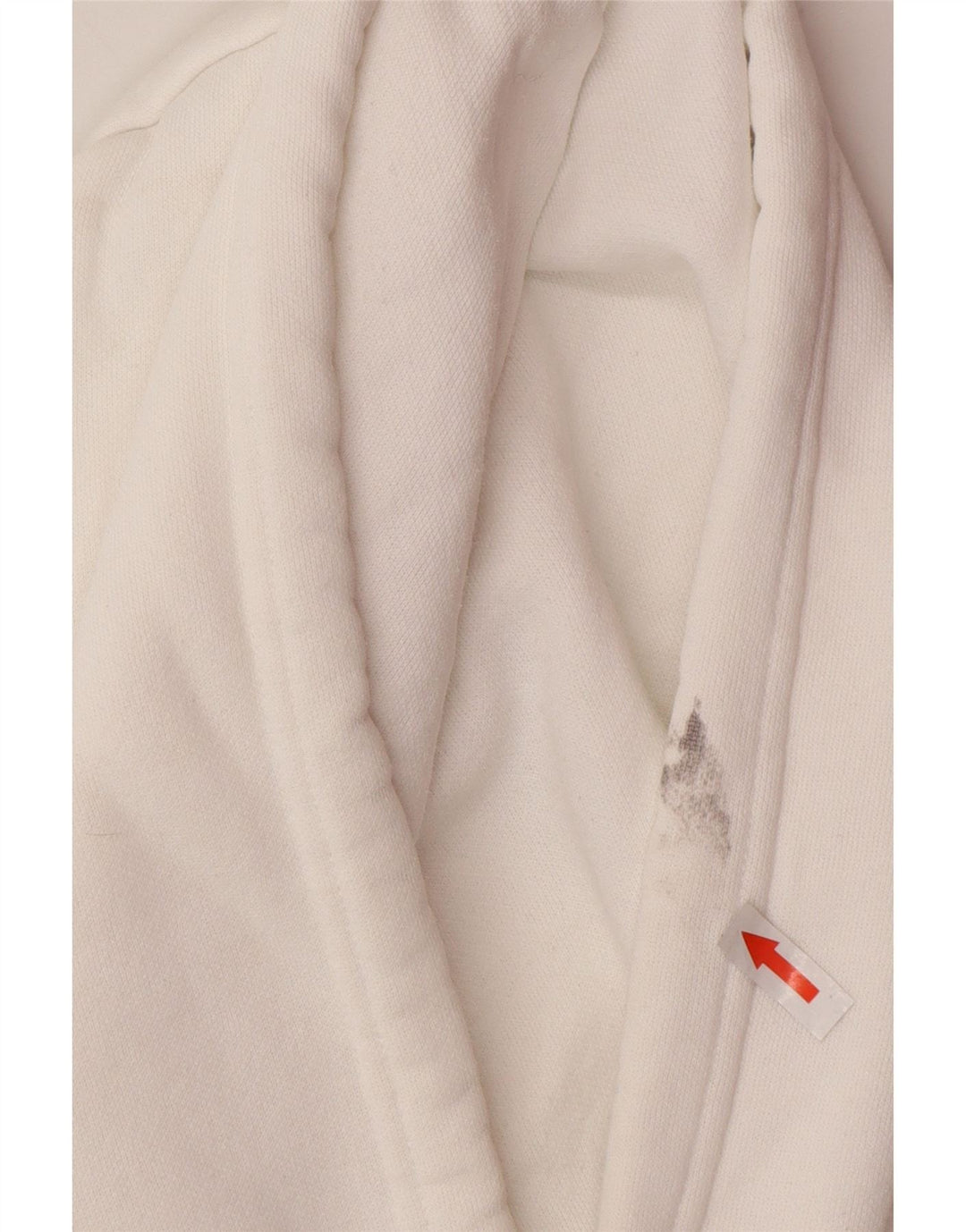 Champion Mens Hoodie Jumper Μικρό λευκό βαμβακερό