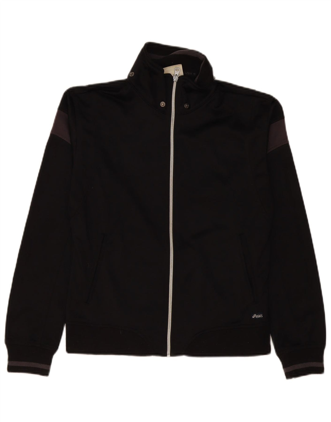 Γυναικεία αθλητική φόρμα Asics Top Jacket UK 14 Medium Black Polyester