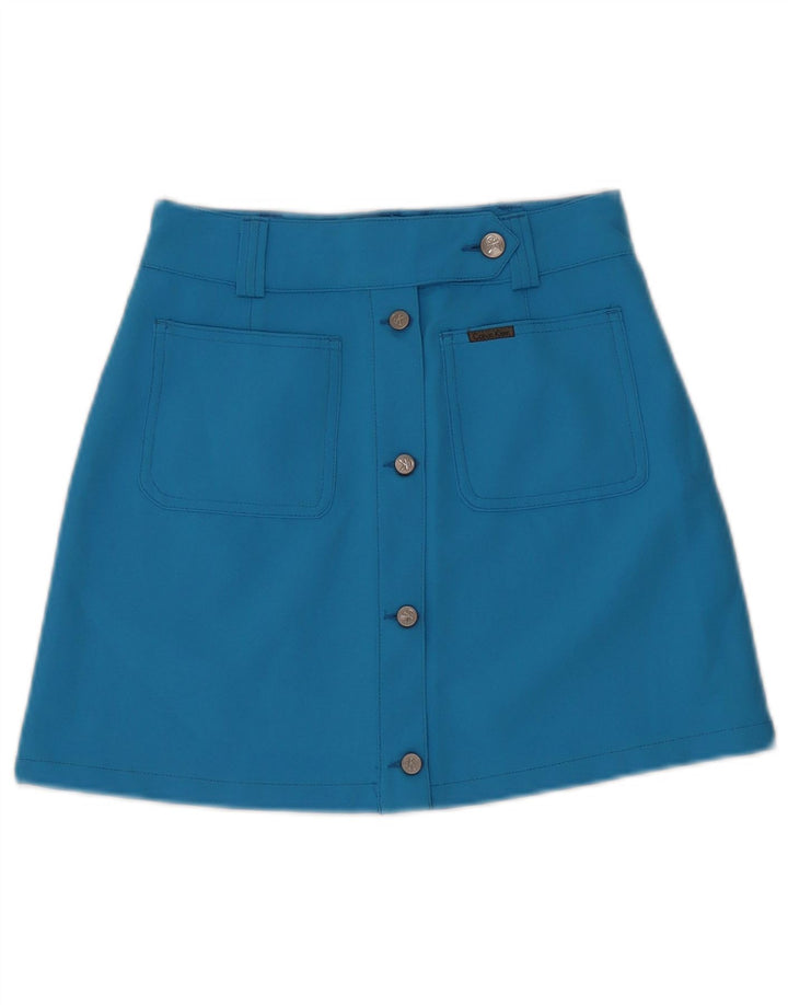 Γυναικεία Μίνι Φούστα Calvin Klein W26 Small Blue Polyester