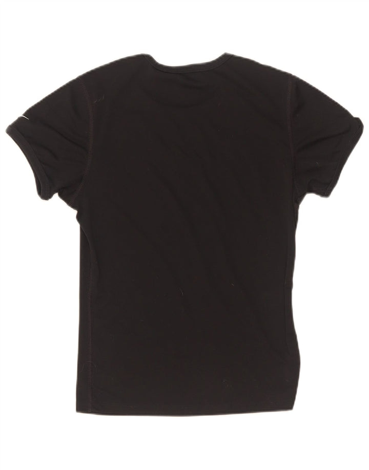 Γυναικείο T-Shirt Nike Top US 8/10 μεσαίο μαύρο πολυεστέρα