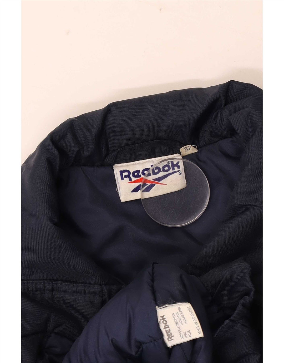 Reebok Boys Graphic Bomber Jacket 13-14 Years Navy Blue Nylon