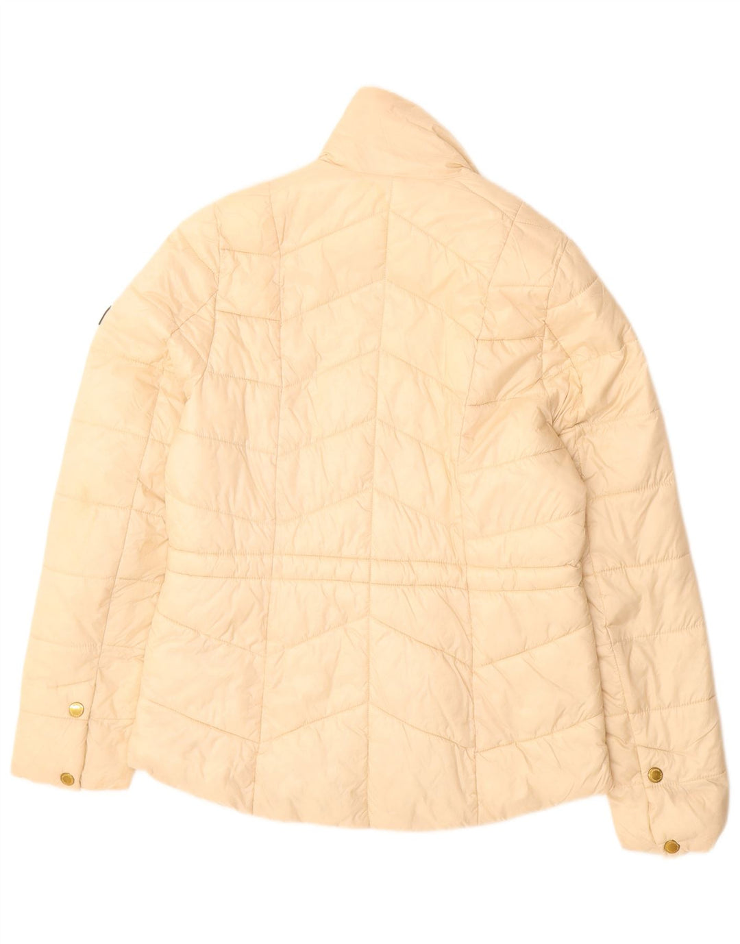 BARBOUR Γυναικείο μπουφάν με επένδυση UK 10 Small Beige Polyamide