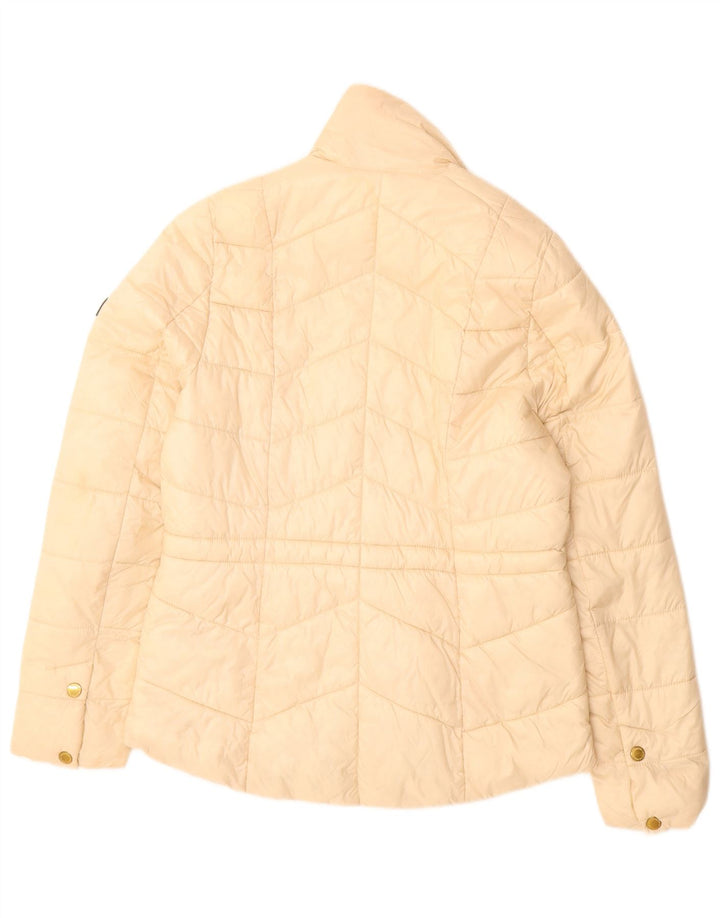 BARBOUR Γυναικείο μπουφάν με επένδυση UK 10 Small Beige Polyamide