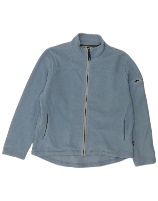 Fat Face Γυναικείο Fleece Jacket UK 14 Large Blue Polyester