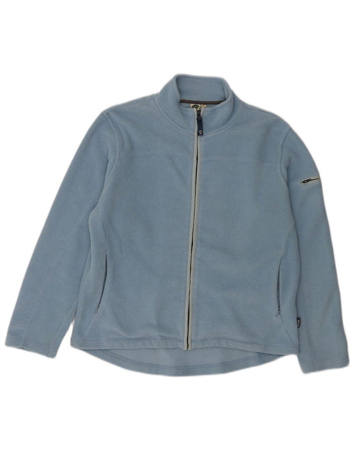 Fat Face Γυναικείο Fleece Jacket UK 14 Large Blue Polyester