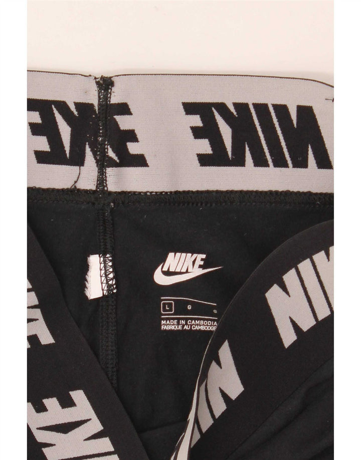 Ανδρικό γραφικό κολάν Nike μεγάλο μαύρο