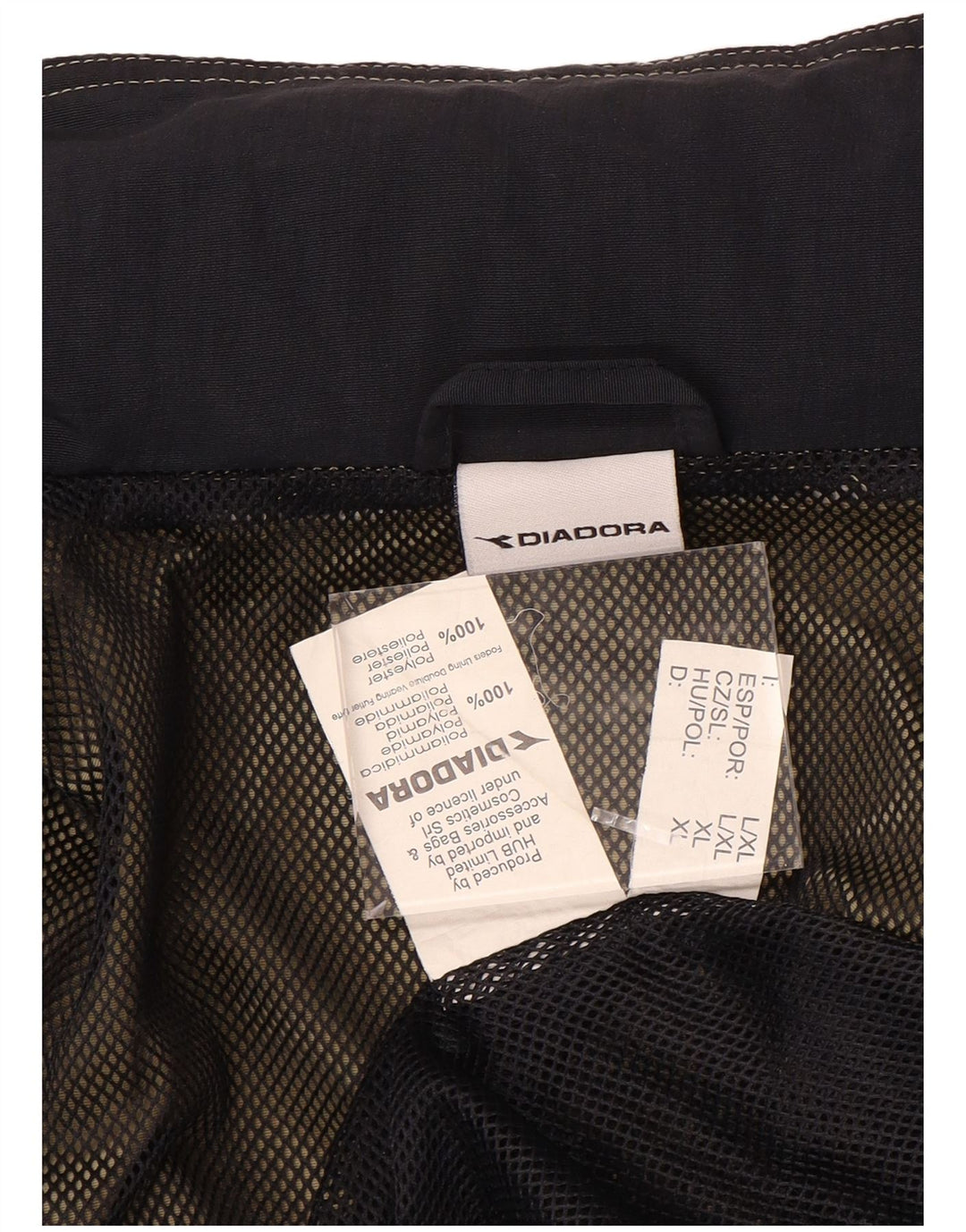 Diadora Ανδρικό μπουφάν βροχής UK 42 XL Beige Polyamide