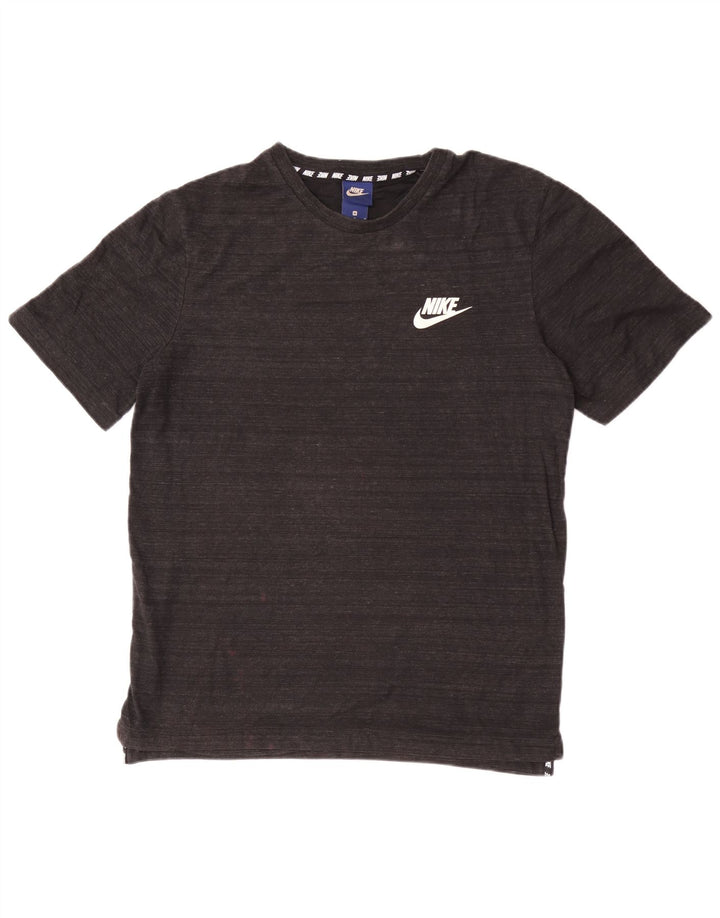 Ανδρικό T-Shirt Nike, Βαμβακερό μεσαίο γκρι με φλύκταινες