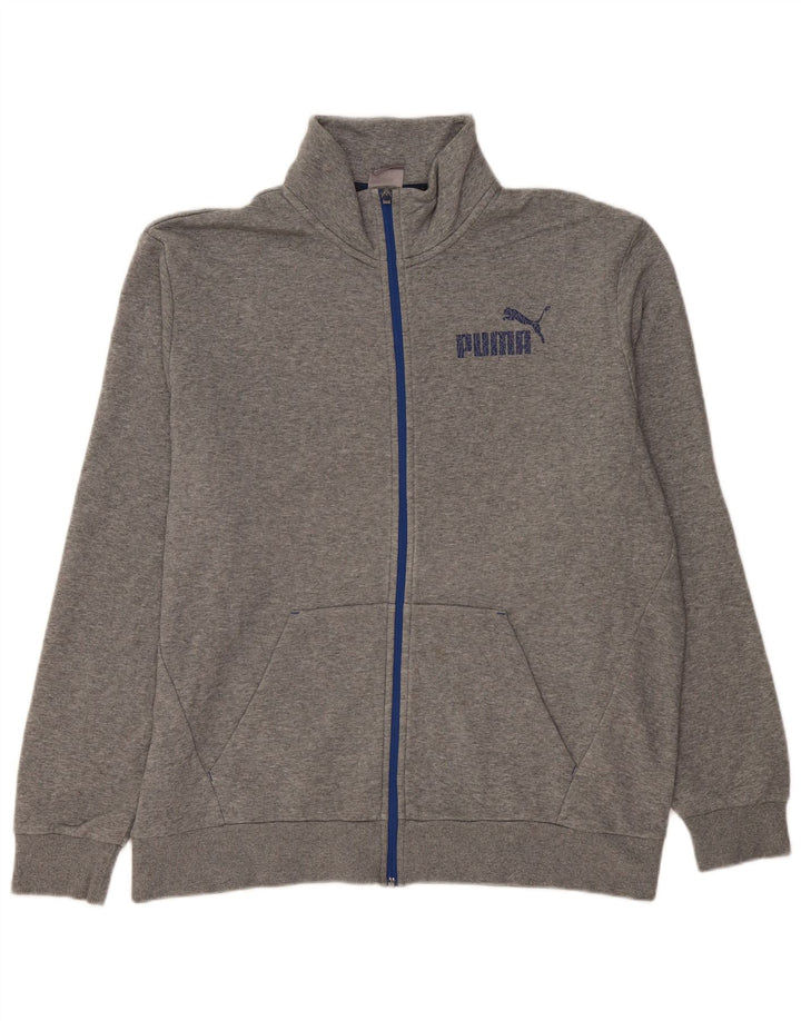 Ανδρική φόρμα γραφικής Puma Μπουφάν XL Γκρι βαμβακερό