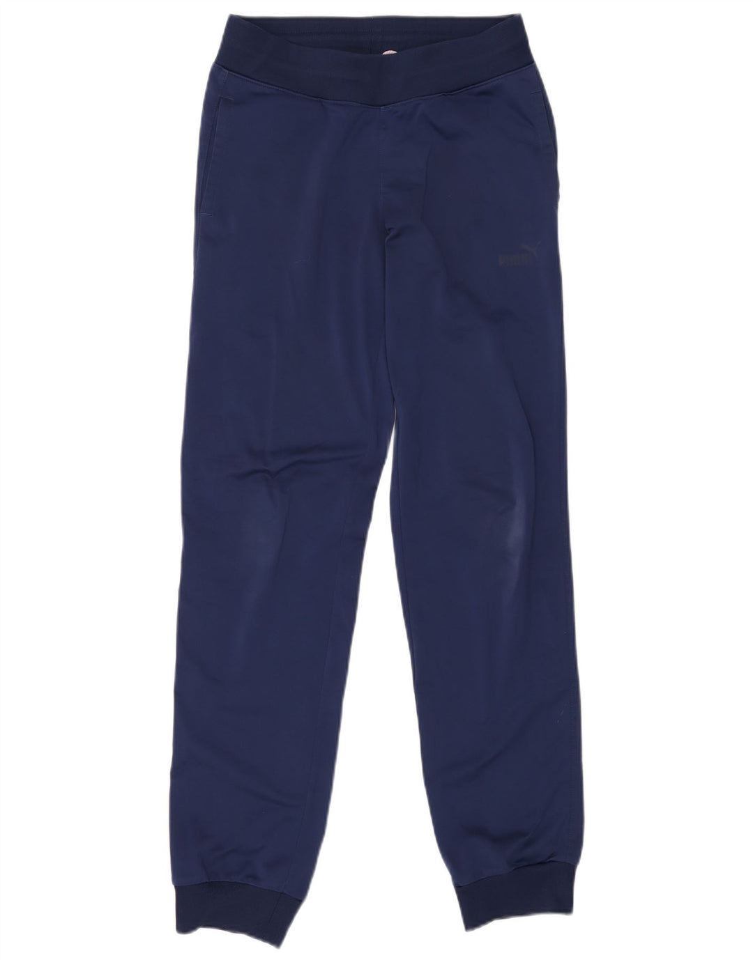 Γυναικεία αθλητική φόρμα PUMA Παντελόνι Joggers UK 10 Small Navy Blue Polyester