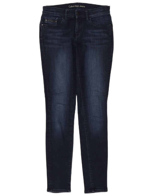 Γυναικεία Skinny Jeans Calvin Klein W28 L32 Navy Blue
