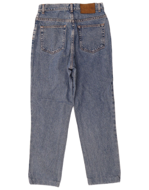 CALVIN KLEIN Γυναικείο τζιν κωνικό US 10 Large W28 L28 Μπλε βαμβακερό