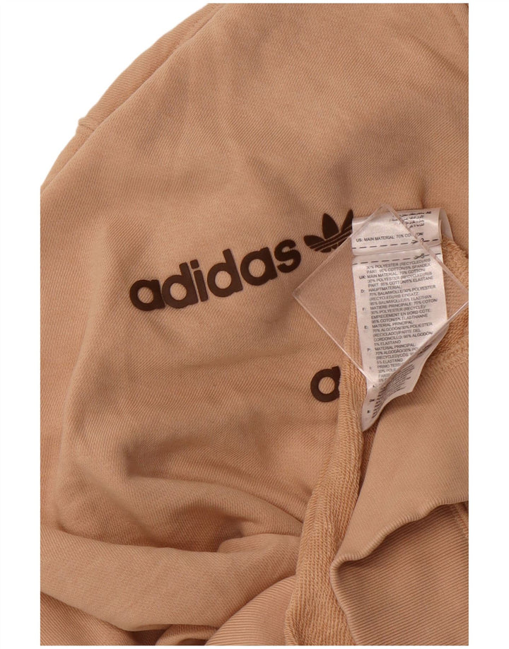 Ανδρικό γραφικό φούτερ ADIDAS Jumper Μεσαίο καφέ βαμβακερό Sports