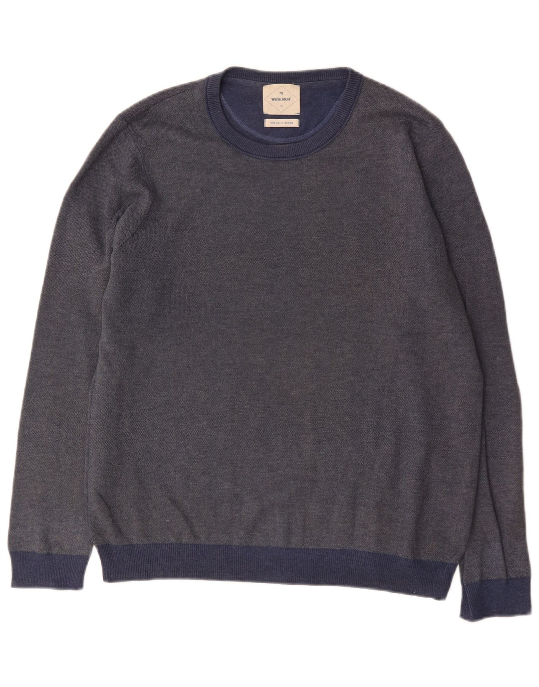 Ανδρική φούτερ White Stuff Jumper Μεσαίο μπλε βαμβακερό