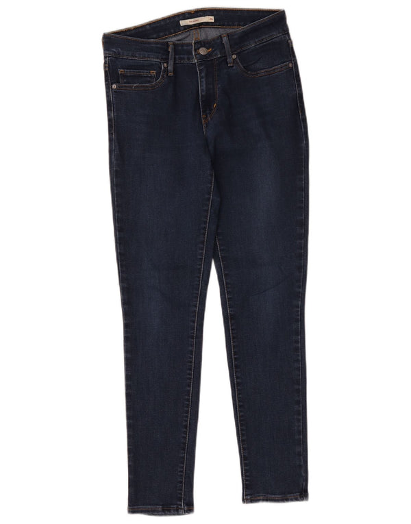 Levi's Womens 711 Skinny Jeans W26 L27 Navy Blue