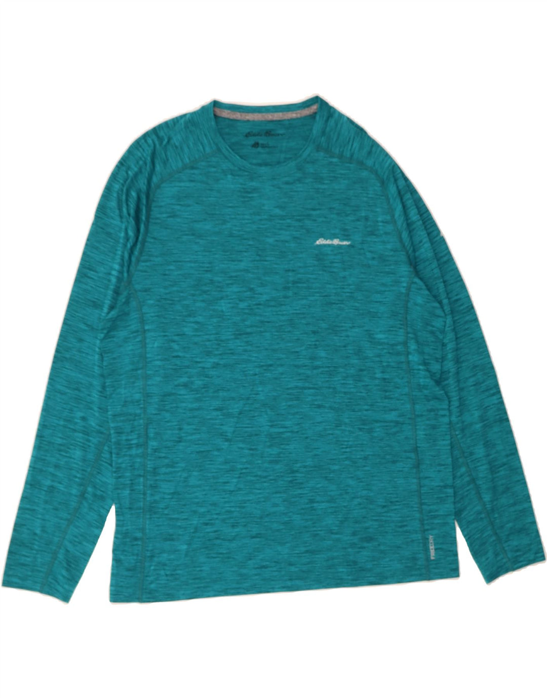 EDDIE BAUER Mens Top Long Sleeve Large Blue Pinstripe Polyester Vintage Eddie Bauer and Second-Hand Eddie Bauer from Messina Hembry 