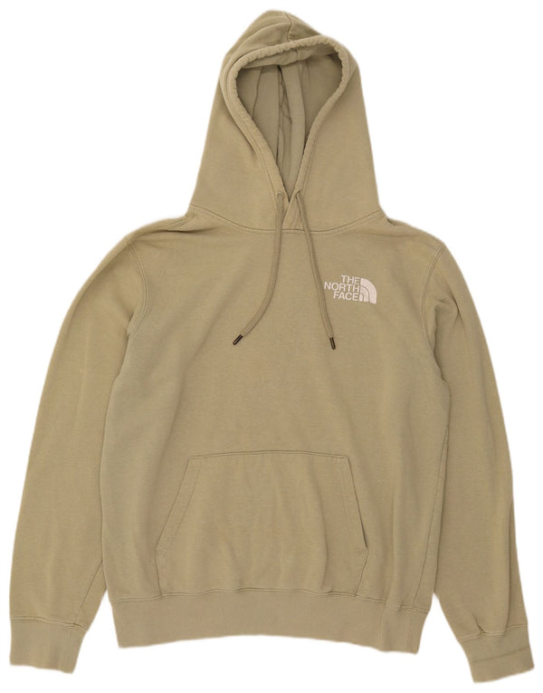 Ανδρικό κουκούλα North Face, μεσαίο πράσινο βαμβακερό