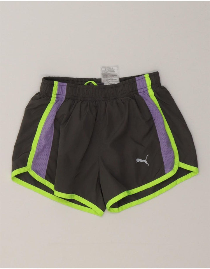 Αθλητικά σορτς Puma Girls 6-7 ετών Small Grey Colourblock Polyester