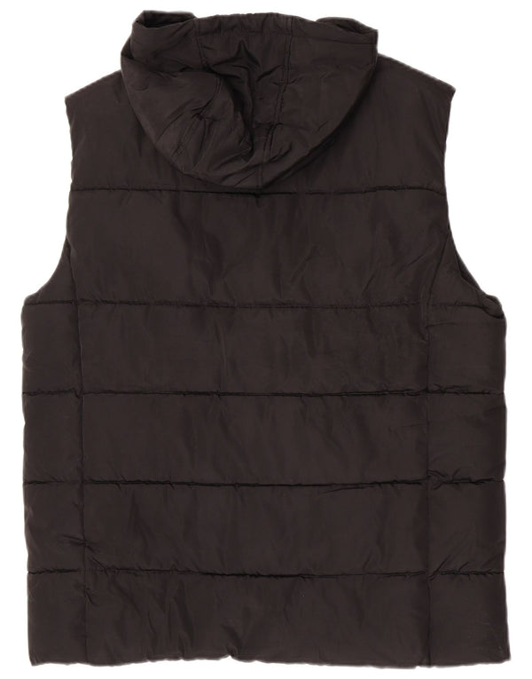 Superdry Ανδρική κουκούλα με επένδυση Gilet UK 42 XL Μαύρος πολυεστέρας