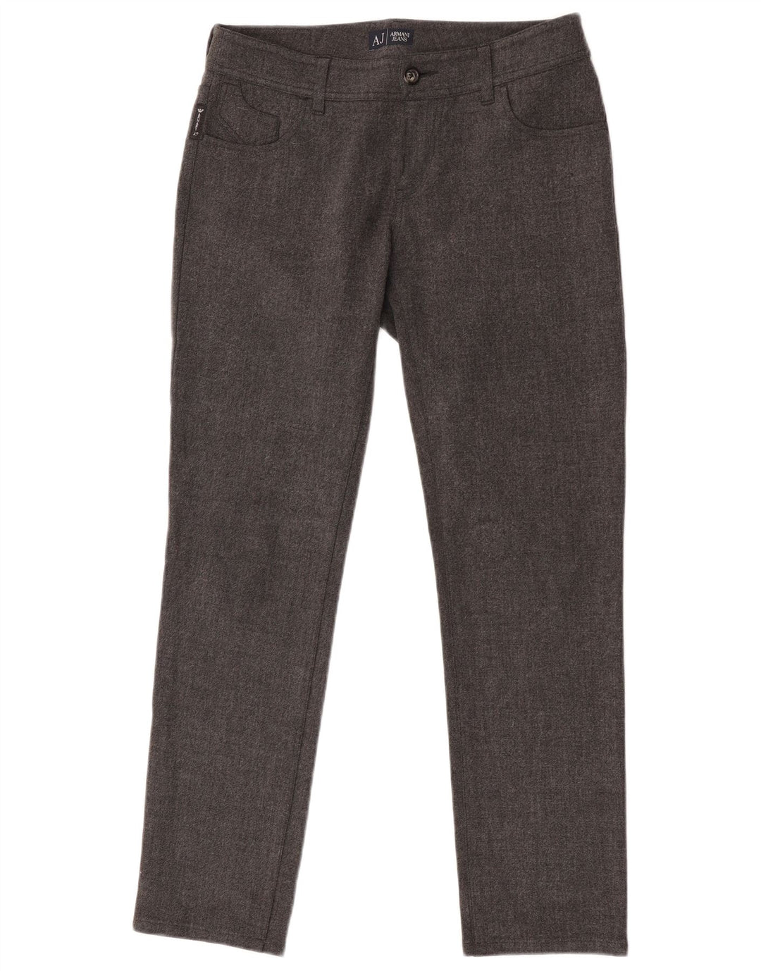 Armani Ανδρικό Slim Fit Casual Παντελόνι W28 L29 Γκρι Πολυεστέρας