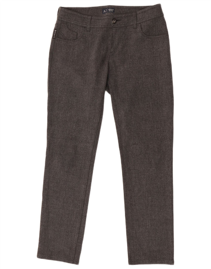 Armani Ανδρικό Slim Fit Casual Παντελόνι W28 L29 Γκρι Πολυεστέρας