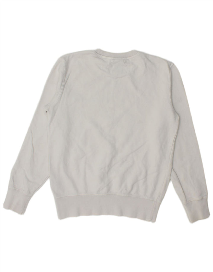 Champion Γυναικείο φούτερ μεγάλου μεγέθους Jumper UK 6 XS Λευκό βαμβακερό