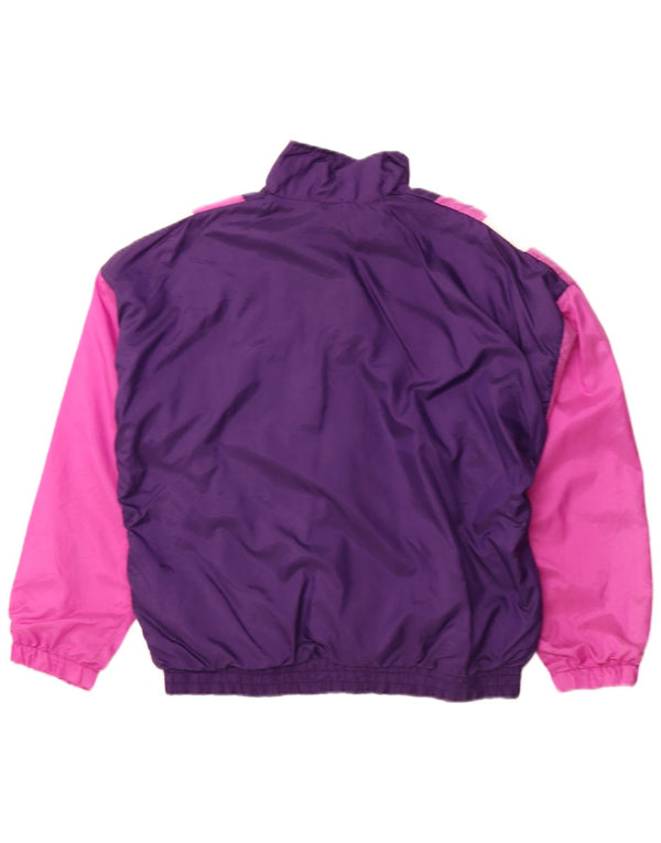 Active γυναικεία αθλητική φόρμα Top Jacket UK 14 Medium Purple Polyamide