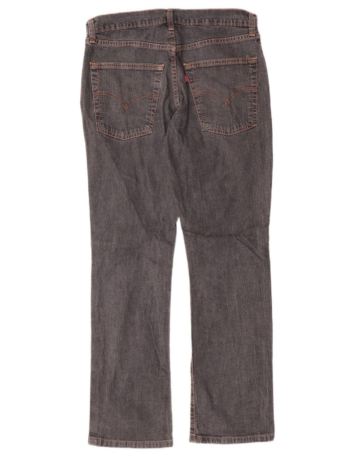 LEVI'S Γυναικείο τζιν 525 ίσιο W32 L30 Γκρι βαμβακερό